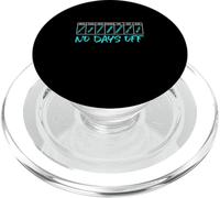 Turchese Color Schedule No Days Off Grafica turchese PopSockets PopGrip per MagSafe