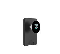 Turchese Colore Barely Holding It Together Turchese PopSockets PopWallet per MagSafe