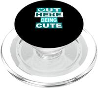 Turchese Fuori Qui Essere Carino PopSockets PopGrip per MagSafe