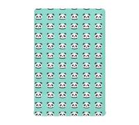 Turchese Panda Cartoon presepe essenziale lettino per bambini Neutro 52''x28'' sábanas para cuna de