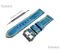 Turchese Spazzolato Cinturino IN Pelle per Garmin Approach S40 CT10 & D2 Air