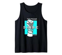 Turchese We Don't Grind/Shine The Same Turquoise Graphic Canotta