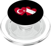Turchia Austria Cuore Bandiera Türkiye Turco Austria Patrimonio Austriaco PopSockets PopGrip per MagSafe