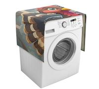 Turchia Decorazione Copertura Lavatrice con Tasche di Stoccaggio Rondella Asciugatrice Copertura Polvere 54 "X 20.5" Frigorifero Cucina Cuscinetti Protettivi Home Decor