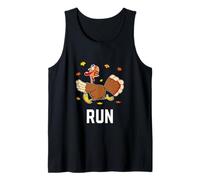 Turchia Divertente in Esecuzione Tacchino del Ringraziamento Run It's Turkey Day Canotta