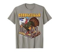 Turchia Giorno Ringraziamento Gobblezilla Divertente Gobble Mostro Maglietta
