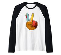 Turchia, Segno di Pace, Mano, Ringraziamento, Donne, Bambini, Ragazza Maglia con Maniche Raglan