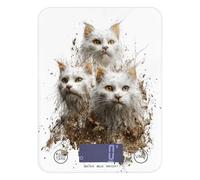 Turco Cat Mud 3D Impermeabile Digital Food Scale 5kg/5g (Scenario) Bilancia da cucina grammo con 4 unità per spezie spezie báscula para pesar alimentos