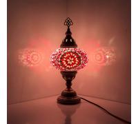 Turco marocchino Mosaico colorato Lampada da comodino scrivania LED gratuiti [EEK: A+]