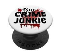 ture crimine drogato obbsessed omicidio mistero criminale PopSockets PopGrip Adesivo