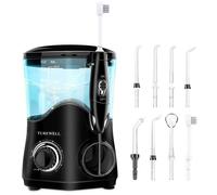 TUREWELL Idropulsore Dentale con 8 Ugelli Multifunzione 10 valori nominali di
