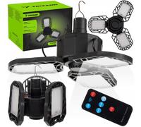 Turista AK. Luce da campeggio portatile solare a LED + telecomando