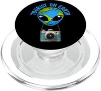Turista T. Turista Sulla Terra Ufo T S Alien Visitatore Ufo 2025 PopSockets PopGrip per MagSafe