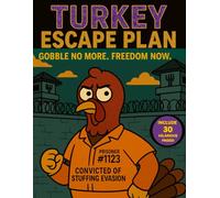TURKEY ESCAPE PLAN: A Hilarious Coloring Book of Desperate Birds and Last-Chance Disguises - 30 Pages for Adults
