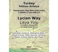 Sergio Mazitto Turkey Fethiye-Antalya Topographic Map Atlas with Ind (Tascabile)
