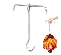 Turkey Hook - Stainless Steel Lifting Hanger, Multi-Functional Fryer Hook for Poultry and Meat, Perfect for Thanksgiving, Kitchen, Restaurant, Outdoor Cooking, Smokecook, and Frying Applications
