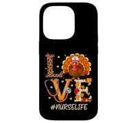 Turkey Love Nurses ER RN Thanksgiving Nurse Life Custodia per iPhone 14 Pro