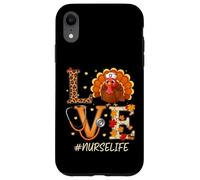 Turkey Love Nurses ER RN Thanksgiving Nurse Life Custodia per iPhone XR
