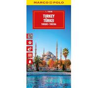 Turkey Marco Polo Map: Straßenkarte und Autokarte mit sehenswerten Strecken, Highlights und digitaler Erweiterung