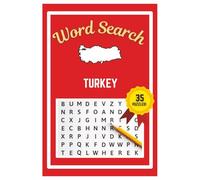 Turkey Word Search Puzzle Book: Easy to read print | 6x9 inches | 35 Puzzles, 315 Words, 53 Pages | Gift for Country & Geography Lovers, Vacations, Road Trips, Holidays, & Free Time