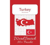 Turkey Word Search Puzzle Book: Word Searches with Easy to Read Print about Turkey | 6x9 Inches, 110 Pages