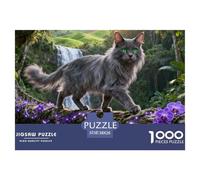 Turkish Angora1000 Pezzi Di Puzzle Per Adulti E Adolescenti Cute Cats Giochi Stimolazione Cognitiva 38x26cm/1000pcs Tutta La Famiglia.