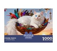 Turkish AngoraPuzzle 1000 Pezzi Regalo Per Adulti E Bambini Cute Cats Giochi Educativi 38x26cm/1000pcs Tutta La Famiglia.