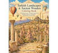 Turkish Landscapes & Ancient Wonders Coloring Book: A Relaxing Journey Through Cappadocia, Istanbul, Ephesus, Pamukkale, and Timeless Ancient Sites