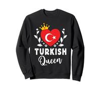 Turkish Queen Turkey Flag Proud Turkish Woman Felpa