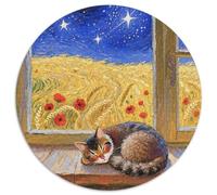 Turkish Van Rundes 1000 Puzzle Animals Rundes Puzzle Familienpuzzle Schwieriges Großes Puzzle Pädagogisches Puzzle Für Erwachsene Und Kinder Bunte Kunst 1000pcs (67.5x67.5cm)