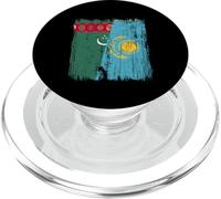 Turkmenistan Kazakistan Half Flag Turkmeno Kazako Jersey PopSockets PopGrip per MagSafe