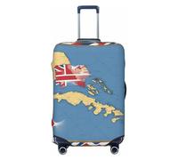 Turks and Caicos Islands 04 - Copertura per bagagli da viaggio, lavabile, antigraffio, Nero , M