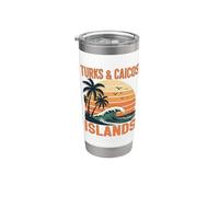Turks E Caicos Bicchiere termico in acciaio inox doppia parete