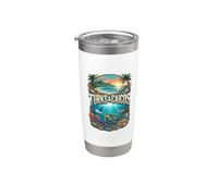 Turks E Caicos Bicchiere termico in acciaio inox doppia parete