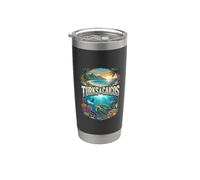 Turks E Caicos Bicchiere termico in acciaio inox doppia parete