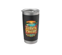 Turks E Caicos Bicchiere termico in acciaio inox doppia parete