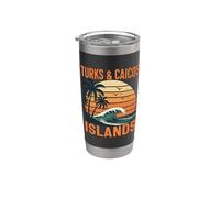 Turks E Caicos Bicchiere termico in acciaio inox doppia parete