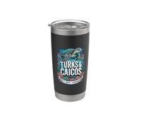 Turks E Caicos Bicchiere termico in acciaio inox doppia parete