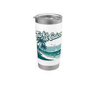 Turks E Caicos Bicchiere termico in acciaio inox doppia parete