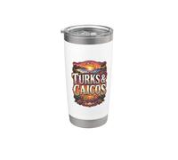 Turks E Caicos Bicchiere termico in acciaio inox doppia parete