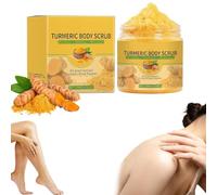 Turmeric Body Scrub,Natural Moisturizing Exfoliating Scrub,Natural Exfoliating Body Scrubs for All Skin Types,Gentle Nourishing,Smoothing and Moisturizing Skin (1 Pcs, 100g)