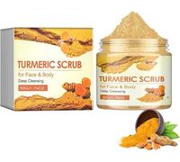 Turmeric Combo Skincare Set 3 In 1, Turmeric Skin Care Set - Facial Cream, Face Cleanser, Scrubs,Improve Skin Tone & Cleanse the Skin, for All Skin Types. (Scrubs)
