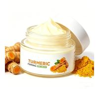 Turmeric Eye Cream, idratante per occhi idratante e idratante per linee sottili ed elasticità, cura degli occhi per cerchi scuri e puffiness, per donne e uomini, tutti i tipi di pelle da 0,70 OZ