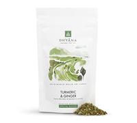 Turmeric & Ginger | Tisana alle Radici di Zenzero e Curcuma, 75 GR | Tisana Digestiva | Tisana Antinfiammatoria | Dopo Pasto | 25 Porzioni | Dhy?na® - Natural Leaf Tea