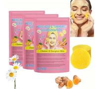 Turmeric Kojic Acid Pads,Kojic Acid and Turmeric Cleansing Pads,Turmeric Kojic Acid Cleansing Pads for Face Body,Remove Excess Keratin (3 Box)