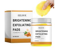 Turmeric Kojic Acid Pads,Turmeric Kojic Acid Exfoliating Cleansing Pads,Turmeric Kojic Acid Cleansing Pads,Cuscinetti per La Pulizia Dell'acido Curcuma-Cojico,Mira Alle Macchie Scure,Alla Pelle Opaca