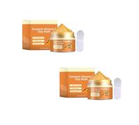 Turmeric - Maschera per curcuma e vitamina C, per la pulizia dei pori, idratante, idratante e cura della pelle, per tutti i tipi di pelle, 150 g (2)