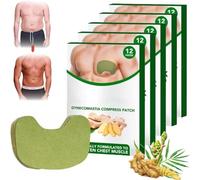 Turmericmax, cerotto per ginecomastia, ginecomastia, cellulite, ginecomastia, ginecomastia, per rassodare lo zenzero, per rimuovere il grasso della pancia e per tutti i tipi di pelle (5 confezioni)