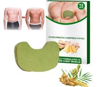 Turmericmax, cerotto per ginecomastia, ginecomastia, cellulite, ginecomastia, ginecomastia, per rassodare lo zenzero, per rimuovere il grasso del torace e della pancia per tutti i tipi di pelle (1