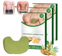 Turmericmax, cerotto per ginecomastia, ginecomastia, cellulite, ginecomastia, ginecomastia, per rassodare lo zenzero, per rimuovere il grasso della pancia e per tutti i tipi di pelle (3 confezioni)
